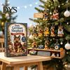 Pet Lover Christmas Presents Dog Advent Calendar, 24 Days Cute Puppy Ornament Countdown Calendar with Decorative Charms for Tree Pcs 2D Acrylic