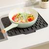 Non-slip Silicone Drainage Mat Foldable Sink Placemat Tableware Drainer Pad  Kitchen Tableware