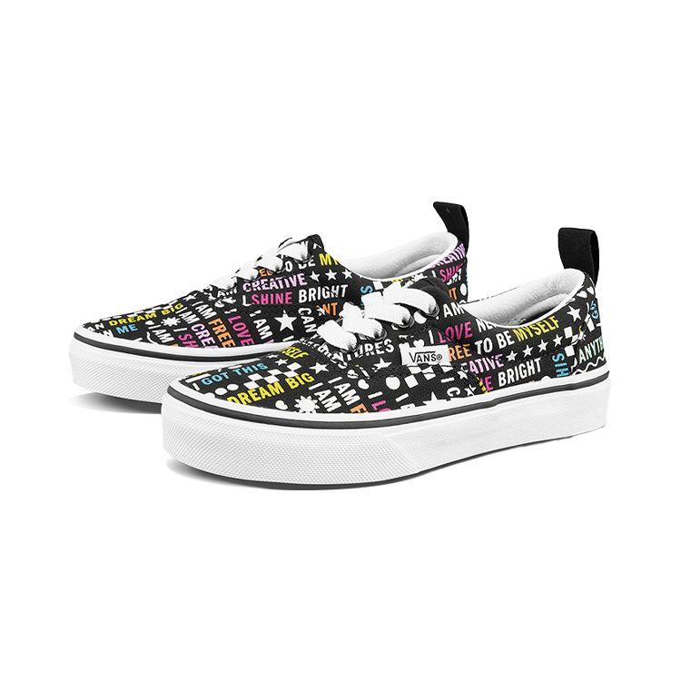 Vans Era Comfortable Casual Shock Absorption Wear-Resistant Breathable Lightweight Low-Top Kids Skate Shoes Kids Sneaker Colorful VN0A4U1U3S7