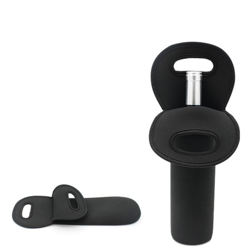 Insulated Wine Carrier Tote Bag with Handle Wine Travel Carrier Simple Beer Cooling Holder Outdoor