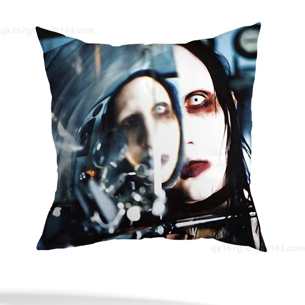 M-Marilyn Manson povlak na polštář obývací pokoj potah na polštář pohovky ložnice potah na polštář postele domácí dekorace