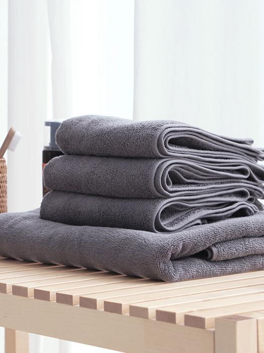 sosomoso полотенце для лица 130г - серый Washcloth 130g - Gray