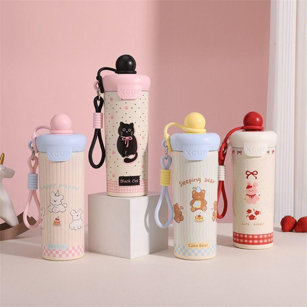 316 Stainless Steel Insulated Water Bottle Cute Cold Beverages Cups Drinkware Vacuum Flask  Office
