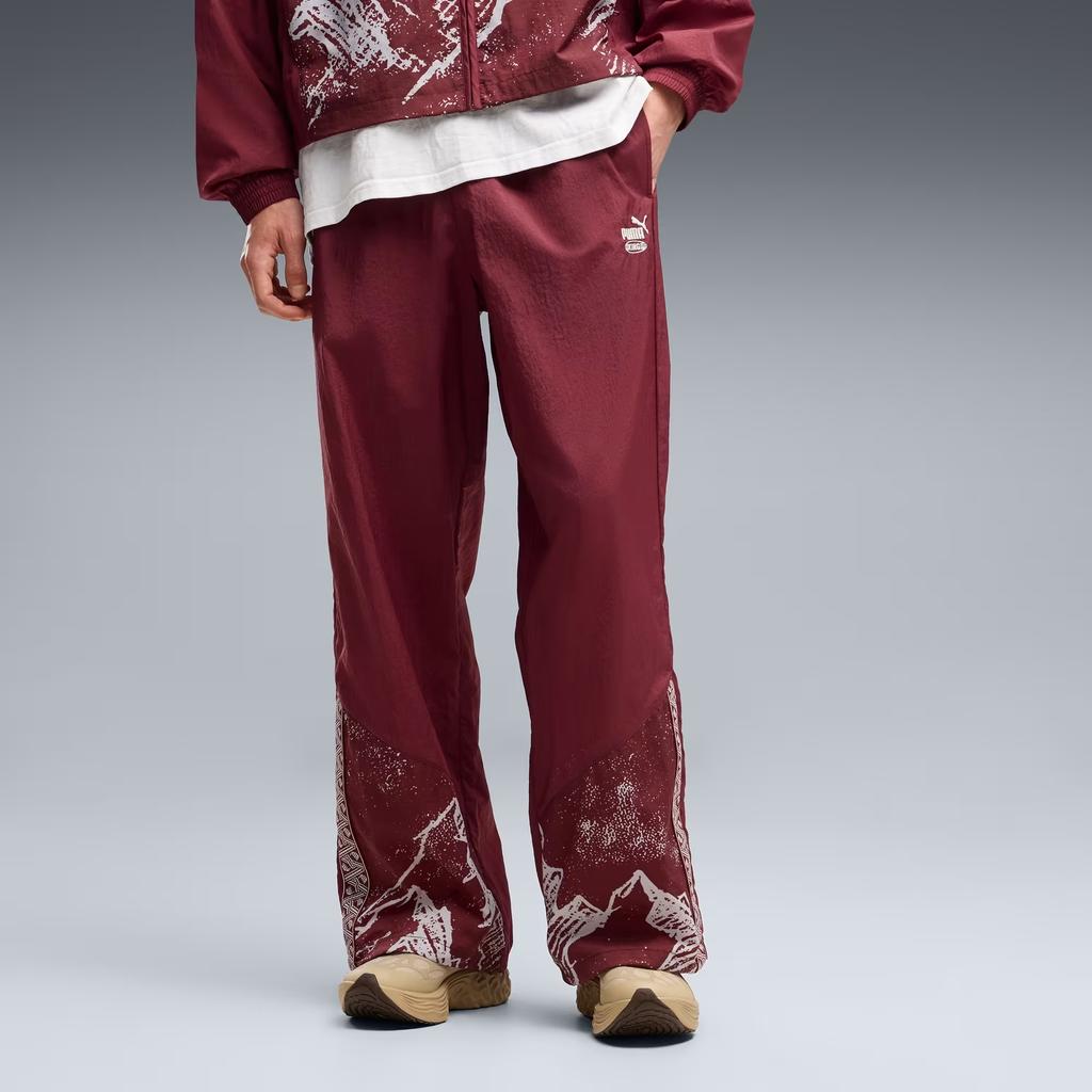 PUMA x SWITZERLAND x SALEHE BEMBURY KING Track Pants 'Team Regal Red' Men's 635106-78