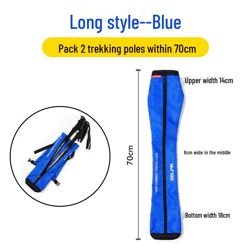 Portable Outdoor Trekking Pole Storage Bag with Humanized Design