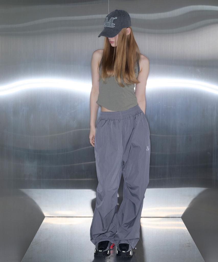 MUCENT Bilbao Poly Nylon Parachute String Wide Pants Unisex (4 Colors)