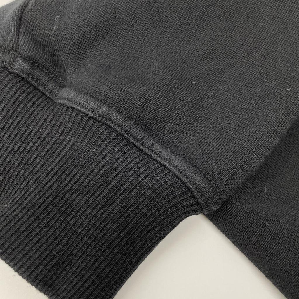 REVERBERATE Hanorac Negru cu Fermoar Scurt / Costum de trening cu pantaloni de trening negri 2 negruFolosit