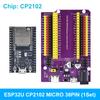 ESP32 Development Board TYPE-C/MICRO USB CP2102 WiFi+Bluetooth Dual Core ESP32-DevKitC-32 ESP-32 Expansion Board 38PINS