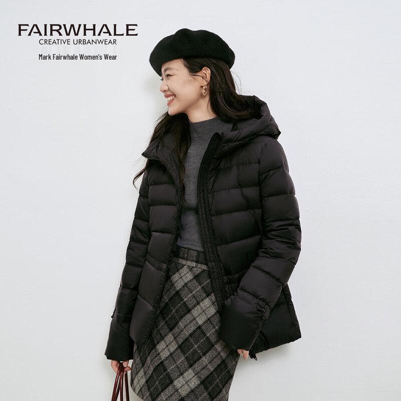 

Женская короткая куртка с капюшоном Mark Fairwhale, 95% пух белой утки M