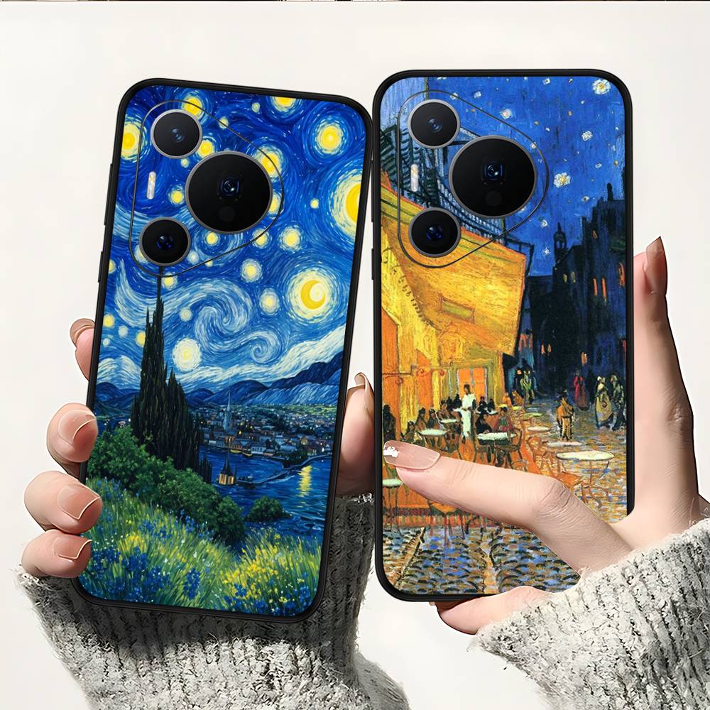 Coque de téléphone Art Vincent Van Gogh Pour Huawei P 8 9 10 20 30 40 50 Pro Lite Psmart Honor 10 lite 70 Mate 20lite