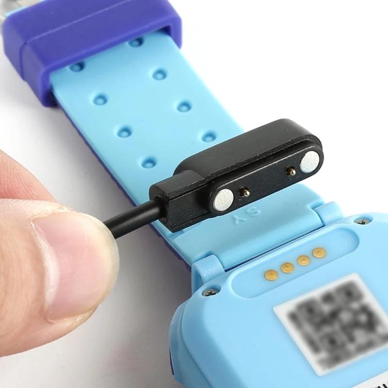 Magnetic Charger for Q12/S12/S2/Q15 Childrens Smartwatch Power Adapter Stand Charging Base Dock Station Cradle USB Cable