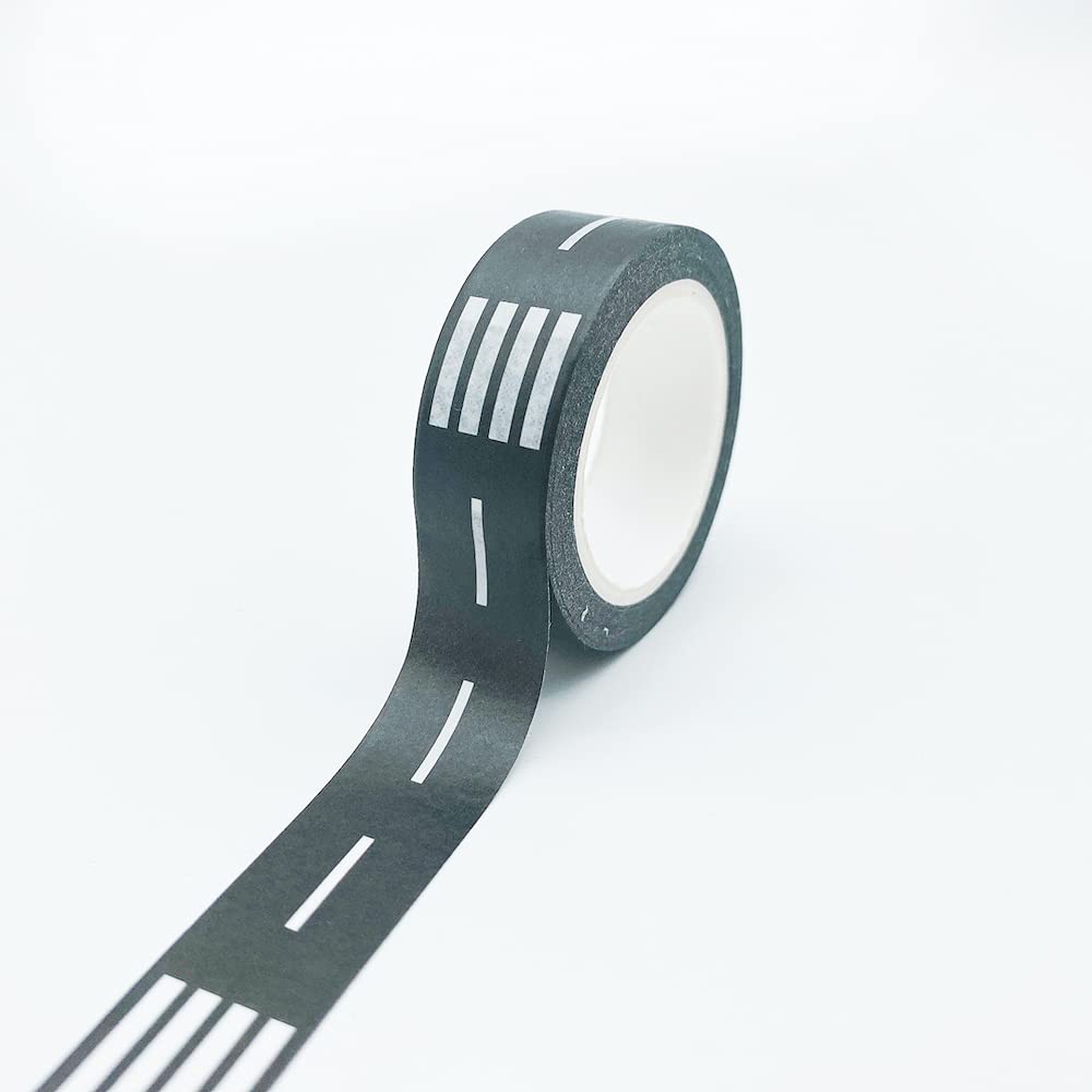 סט מסקינג YUBX של נייר וואשי ורכבת אקסטרה ליצירה, מתנה לילדים וקישוטי מתנות x סרט דביק, 4, סרט דביק, כביש, נתיב, עיצובים, ארוך, יצירה, צעצועים, יומנים,