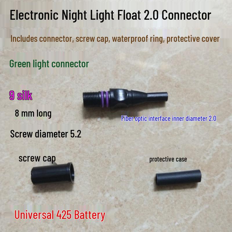 Luminous Gravity-Sensing Electronic Fishing Float Materials & Connector