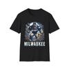 Tricouri pentru bărbați și femei Tricou Milwaukee Brewers Horror Mash-Up - Echipament Înfricoșător pentru Fanii Baseballului