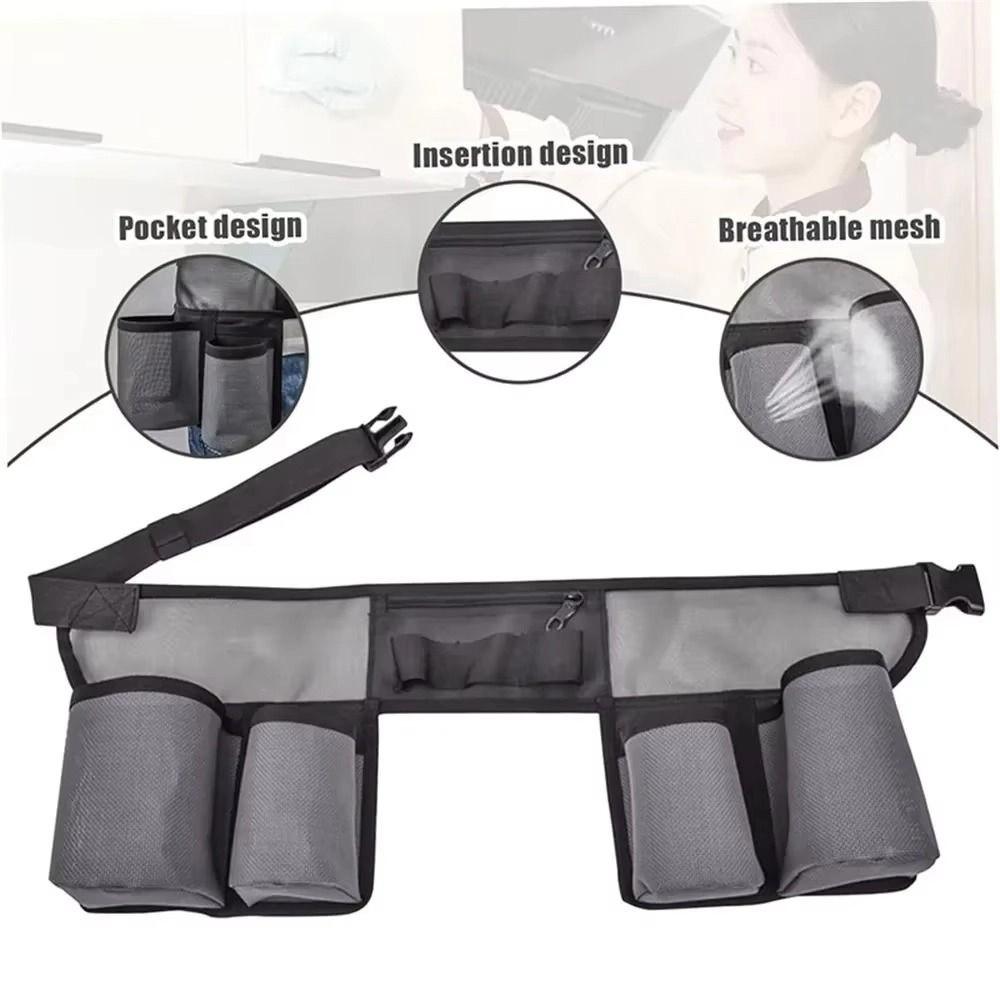 Waterproof Cleaning Kit Fanny Pack Multi-pocket Gardening Tool Waist Bag Tool Waist Bag  Gardening