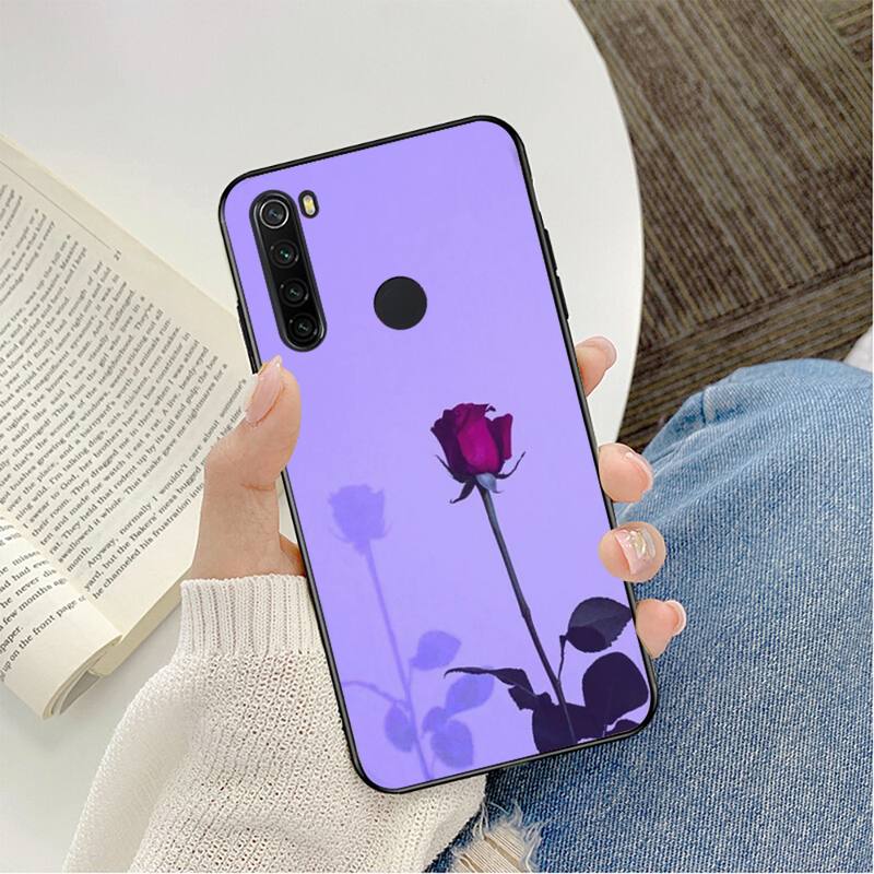 Purple Aesthetic Phone Case CaseFor Redmi Note 8Pro 8T 6Pro 6A 9 Silicone Fundas for Redmi 8 7 7A Note 5 5A Note 7 Capa