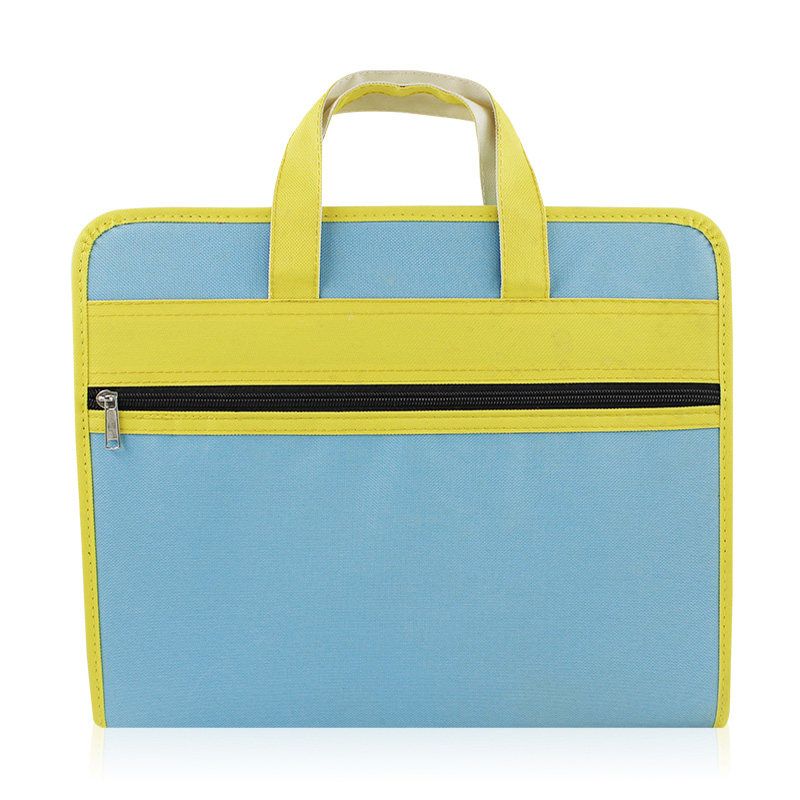 Canvas Student Handheld Examination Paper Bag Multi-Layer Classification Folder Large Capacity Boys and Girls Expanding File Materials Cosmetics Bag