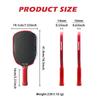 Matte Carbon Fiber Pickleball Paddle Set, Same Style 4th Gen Agassi Hot Pressed Professional Sports Equipment Pickleball Racket