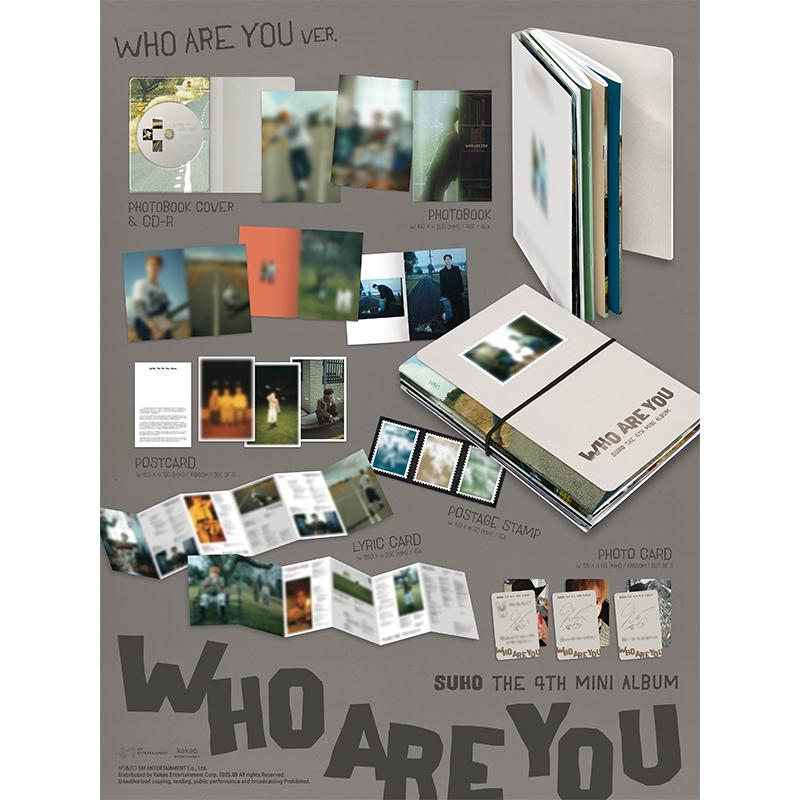 [Pré-venda] SUHO(EXO) – 4º Mini Álbum [Who Are You] Who Are You Ver.