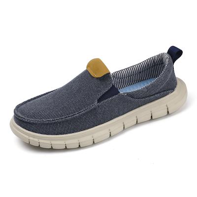 Men's Wear Resistant Breathable Canvas Shoes Flat Walking Leisure Canvas Fashion Sports Loafer Men's Shoes 39-47