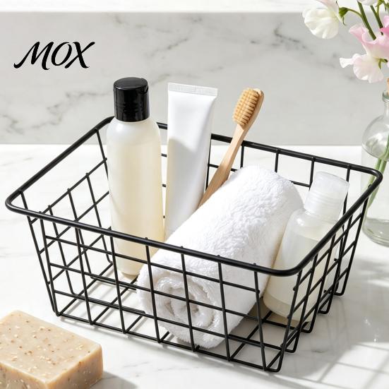 Gouden Gesmeed IJzeren Containers Opbergmand, Scandinavische Stijl Draad Organizer Bak, Grote Kledingkast Kleding Organisatie Bakken Capaciteit Decoratieve Container voor