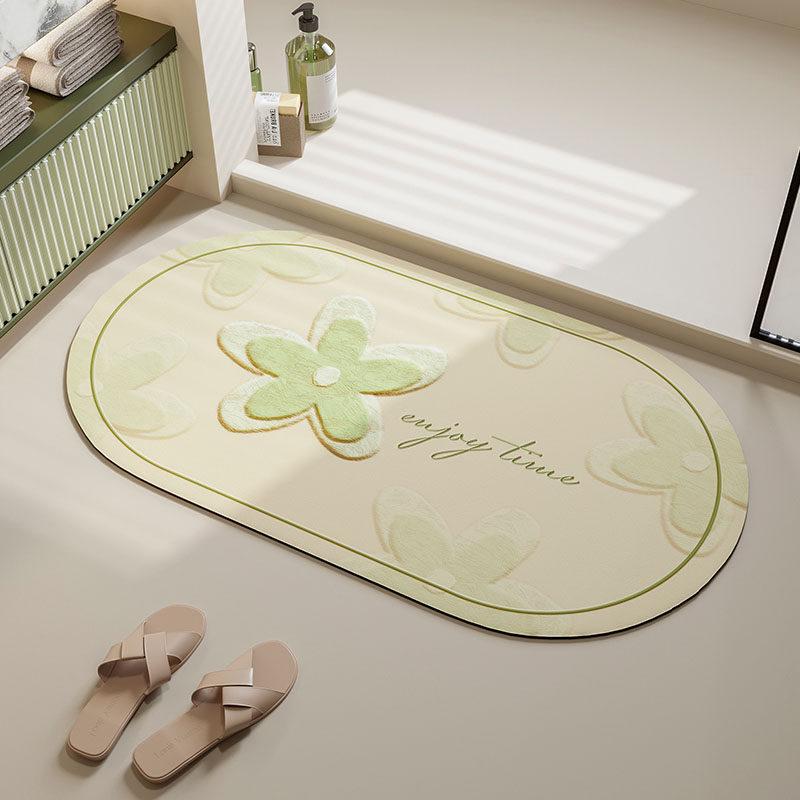 Diatomaceous Earth Quick-Dry, Non-Slip, Dirt-Resistant Bathroom Mat 40x60cm