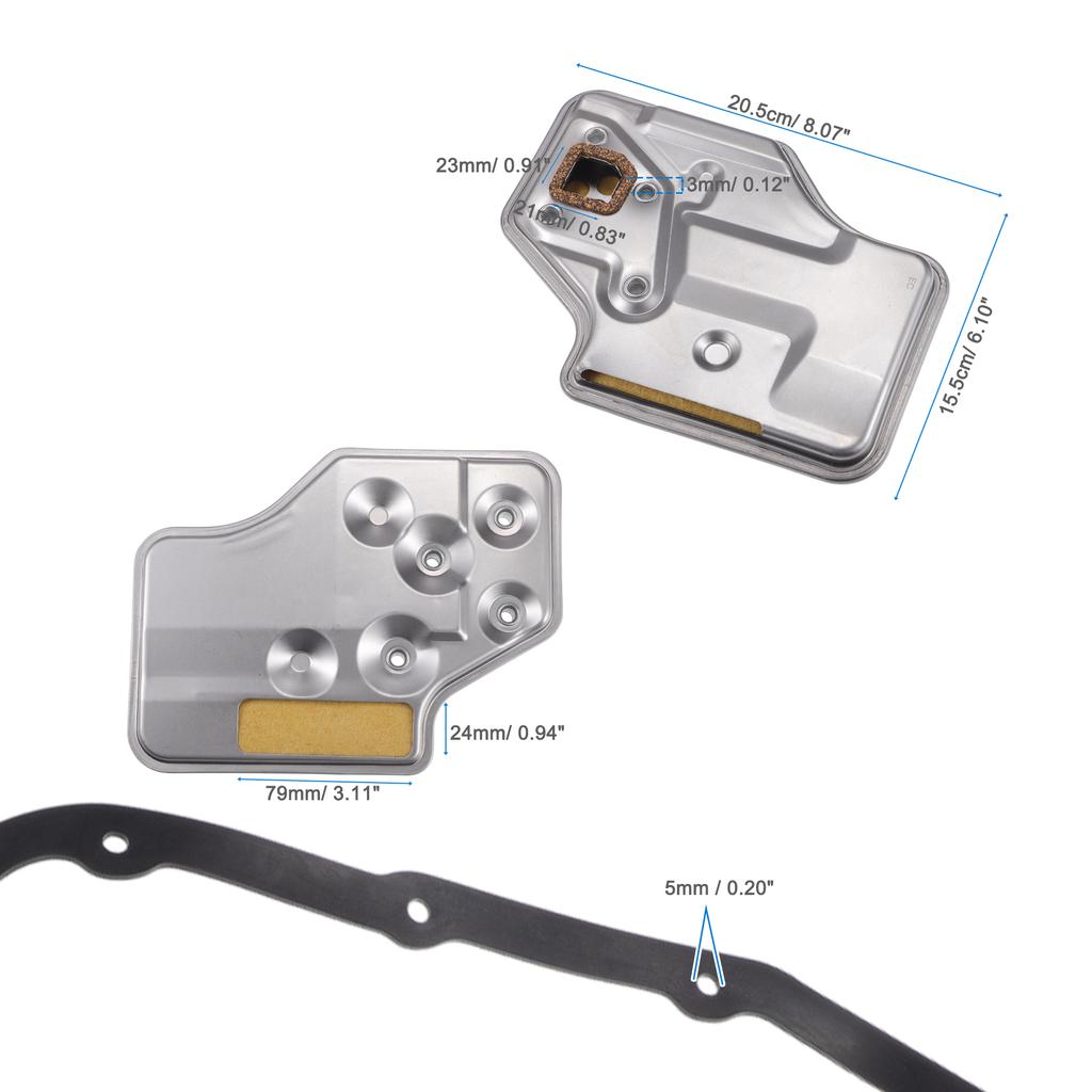 UXCELL F4A32-1 Transmission Filter Oil Pan Gasket Kit for Hyundai Sonata Base, GL, GLS 3.0L V6 - Gas 1994 4632138000