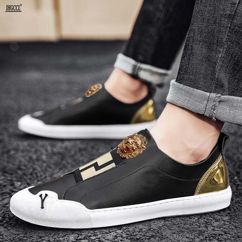 

Четыре сезона повседневная обувь мужская континентальная станция британская повседневная обувь для ног низкий прилив роскошные маленькие белые туфли повседневная обувь 44 чёрный