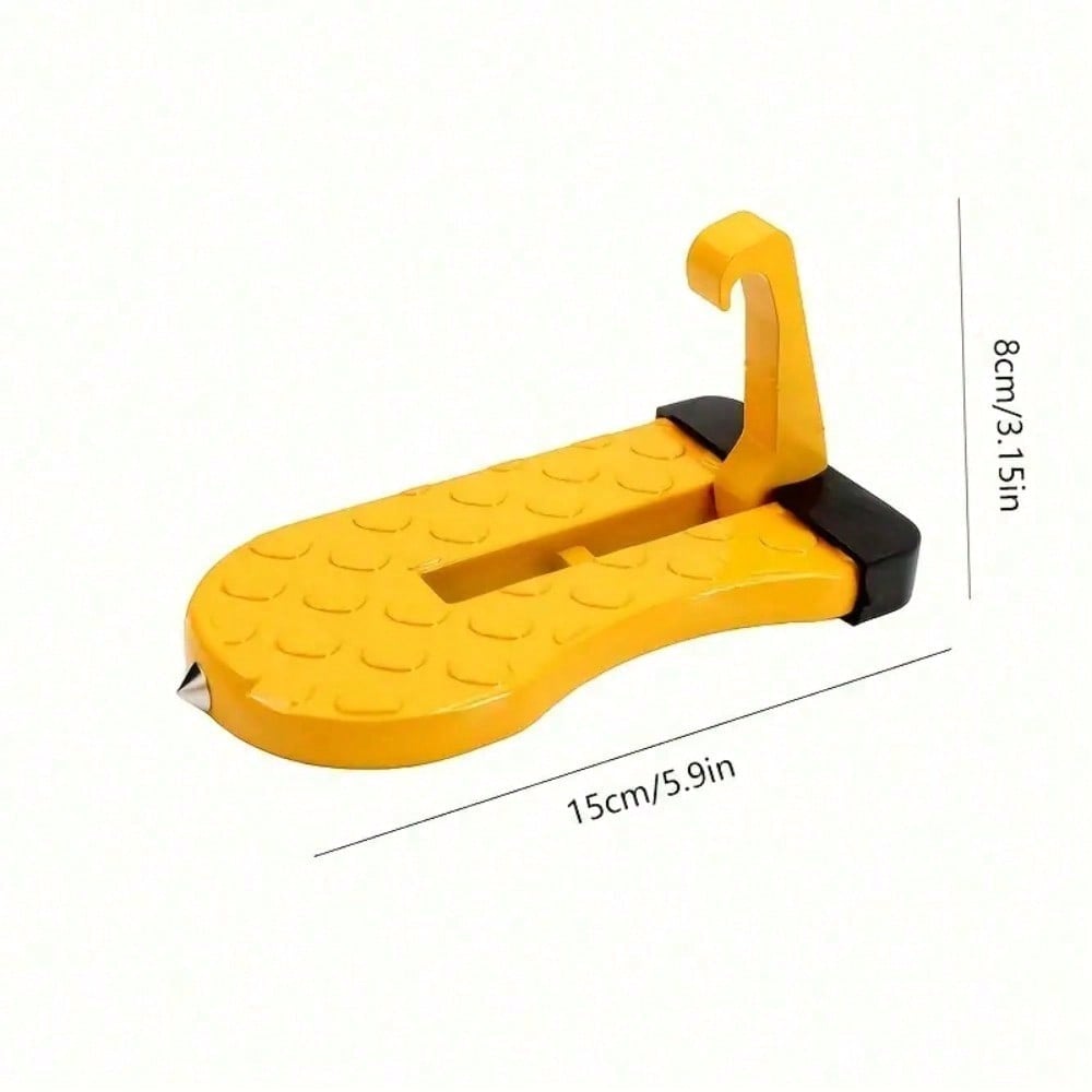 Foldable Car Roof Rack Step Car Door Step Multifunction Universal Latch Hook Foot Pedal Safety Car Accessories жёлтый