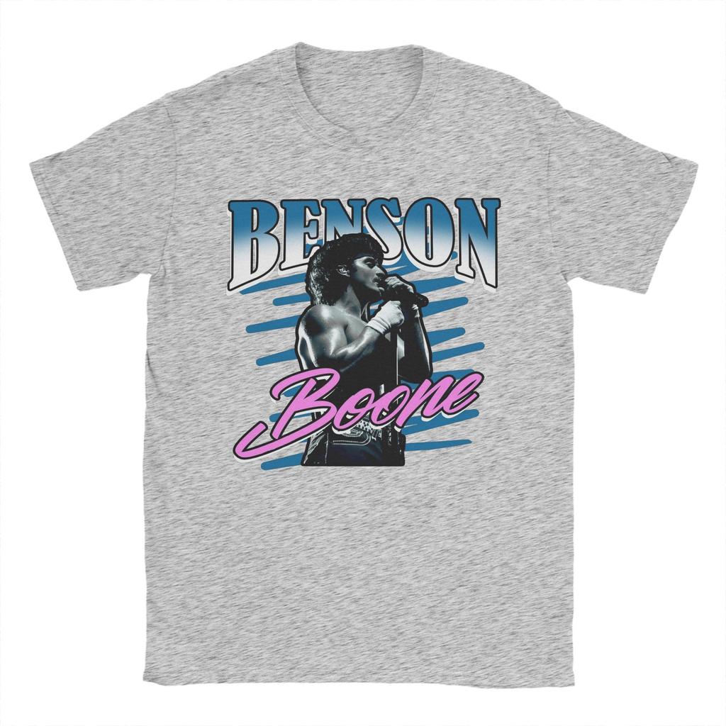 Divertente T-shirt Benson Boone Stile Retrò Unisex Girocollo Magliette in Puro Cotone Manica Corta Maglietta Idea Regalo Abbigliamento