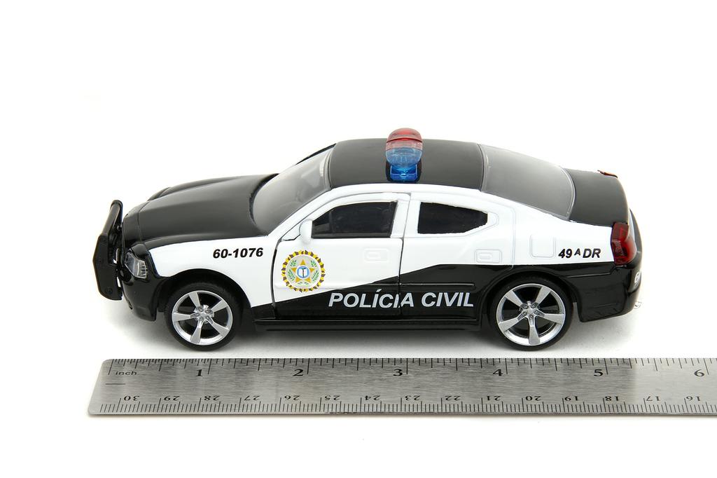Fast Furious 2006 Dodge Charger Police Car Diecast Car Toy for Kids and Adults & 132