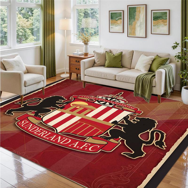 Sunderland Design Crystal Velvet Rug Soft Decorative Mat for Bedroom Entrance