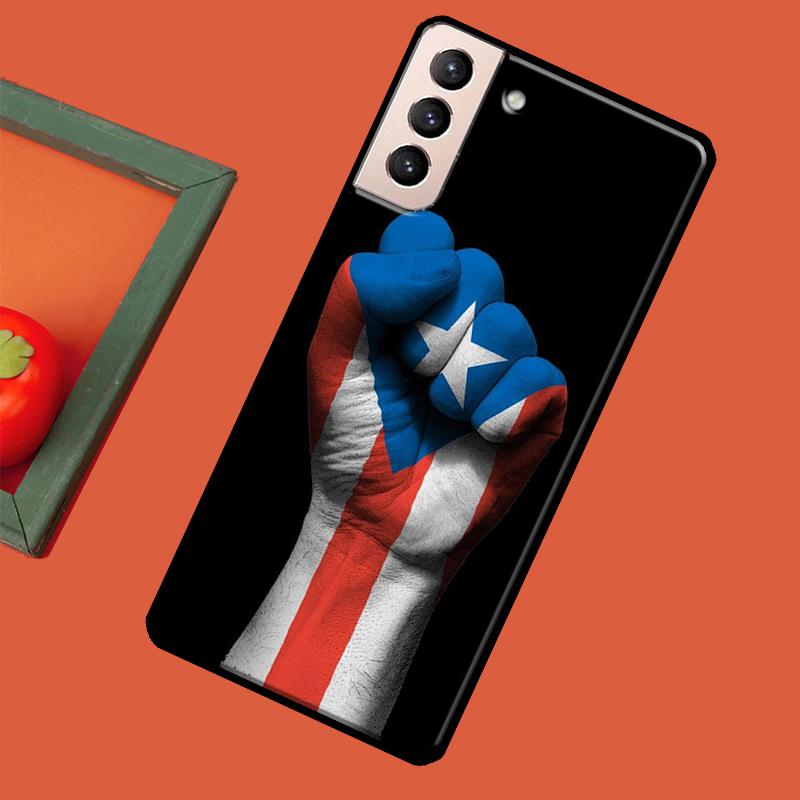 Puerto Rico Flag Case For Samsung Galaxy S23 S22 Plus S8 S9 S10 Note 10 Note 20 Ultra S20 FE S21 Ultra Coque