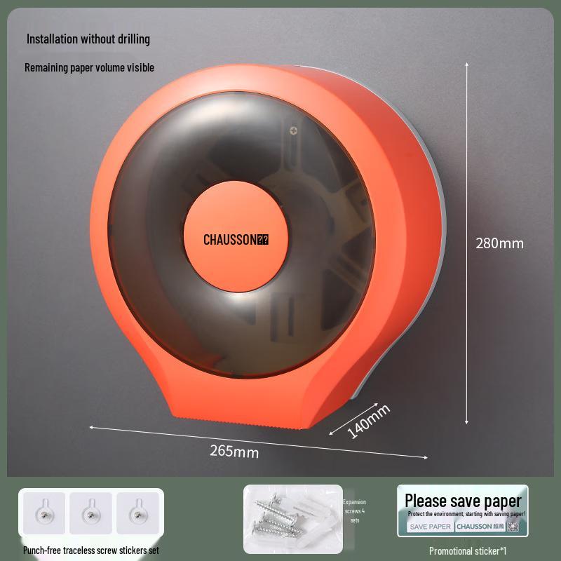 Wall-Mounted Large Roll Tissue Dispenser
