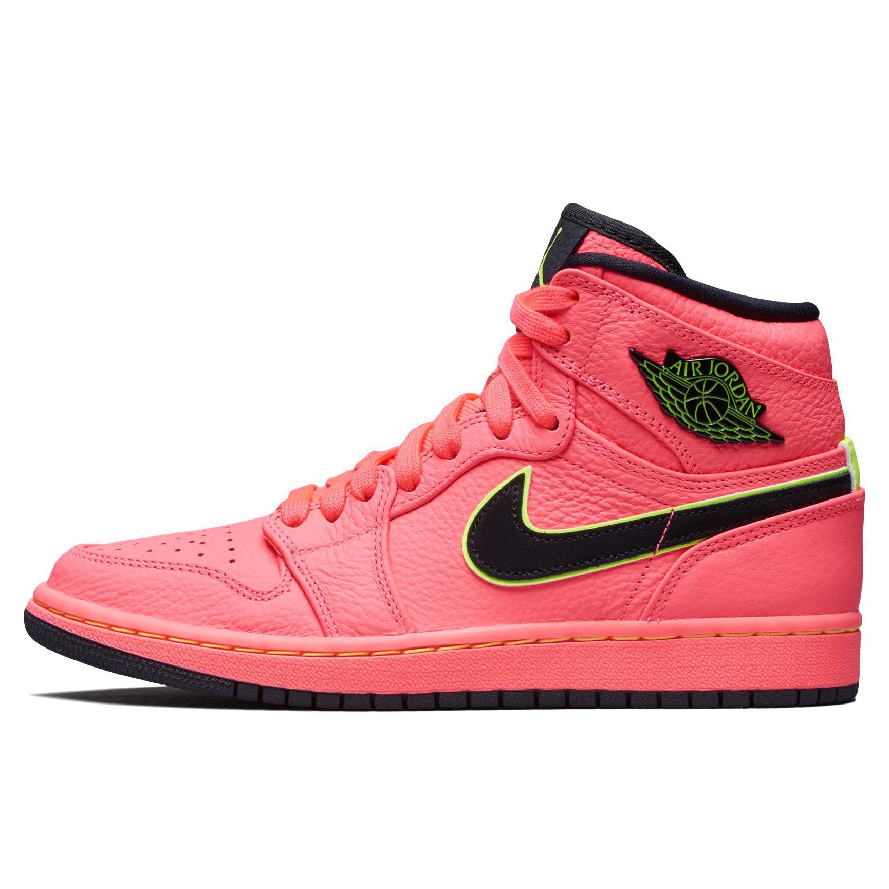 

Новые женские кроссовки Jordan 1 Retro High Hot Punch AQ9131-600 38
