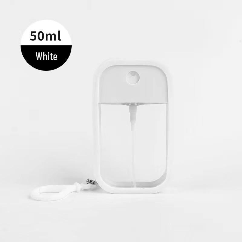 Portable Press-On Silicone Hydrating Perfume Spray Bottle