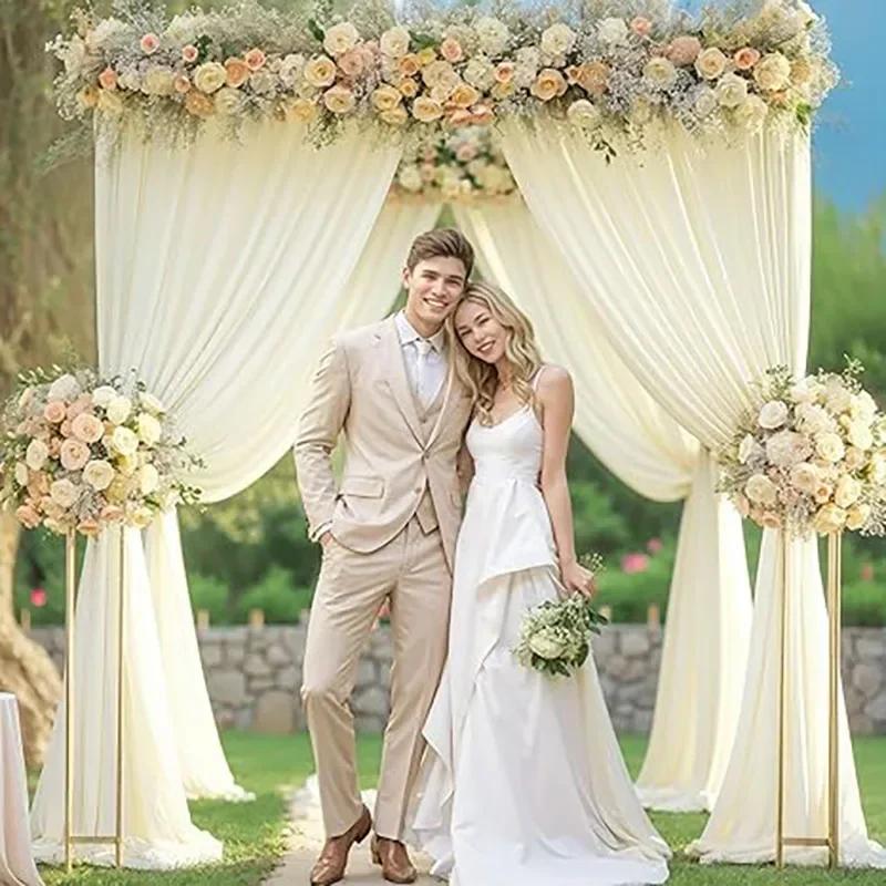 5x8/10ft Wedding Party Backdrop Drape For Parties, Photo Backdrop Drapes For Wedding Birthday Party Photography Background 1pcs