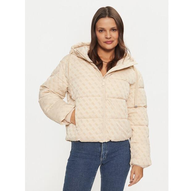 

Демисезонная куртка Guess Daisy W4BL36 WGJZ0 бежевая, стандартный крой XL