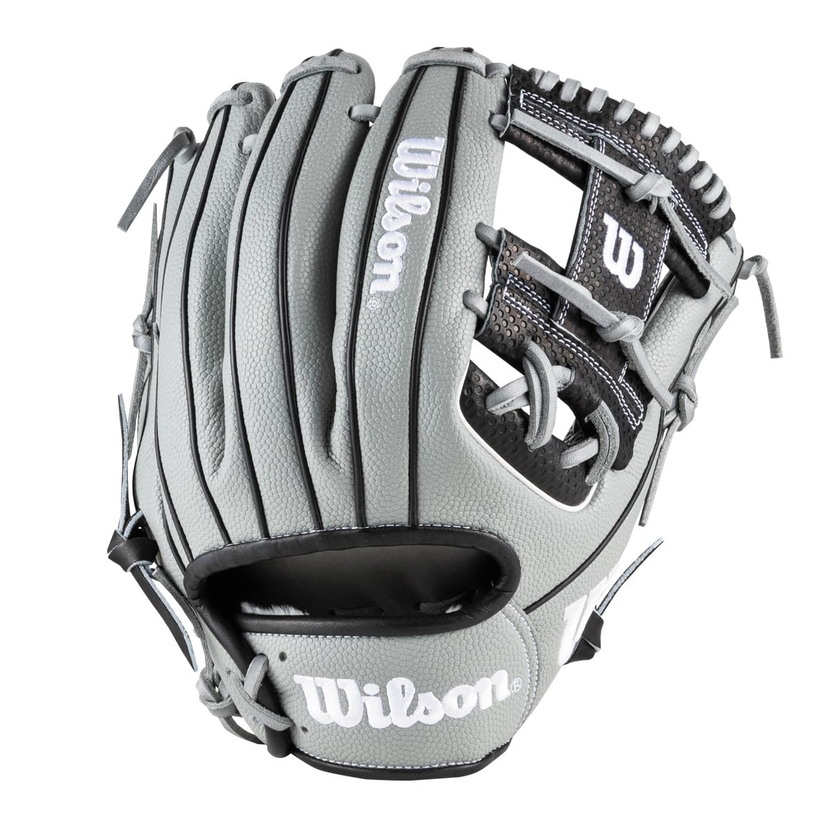 

Wilson Wannabe Hero DUAL Baseball Glove for with Thumb Two US Original Black SS (General Use) Infielders, Pads/Recommended Pinkies, Design, WBW102423,