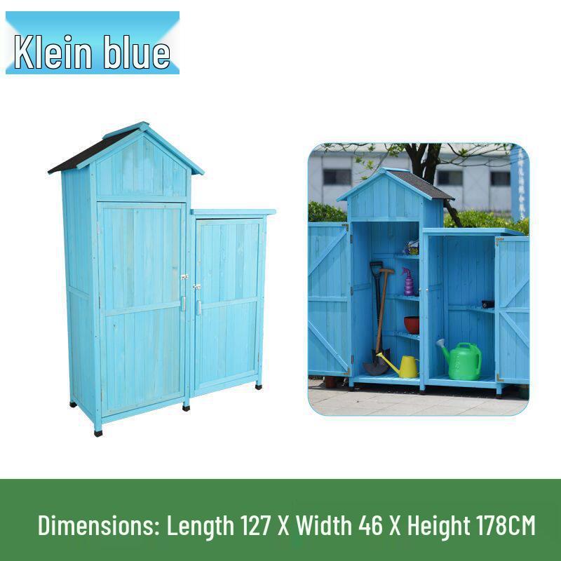 Outdoor Anti-Corrosion Sunscreen Storage Cabinet for Garden and Courtyard