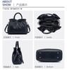 2026 New European-Style High-Quality Genuine Leather Shoulder Handbag for Women - Wrinkled Leather, Large Capacity