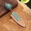 2Pcs Vintage Ethnic Bohemia Pendants For Women Earrings Necklaces Pendants Charms Jewelry Making Diy Jewelry Accessories