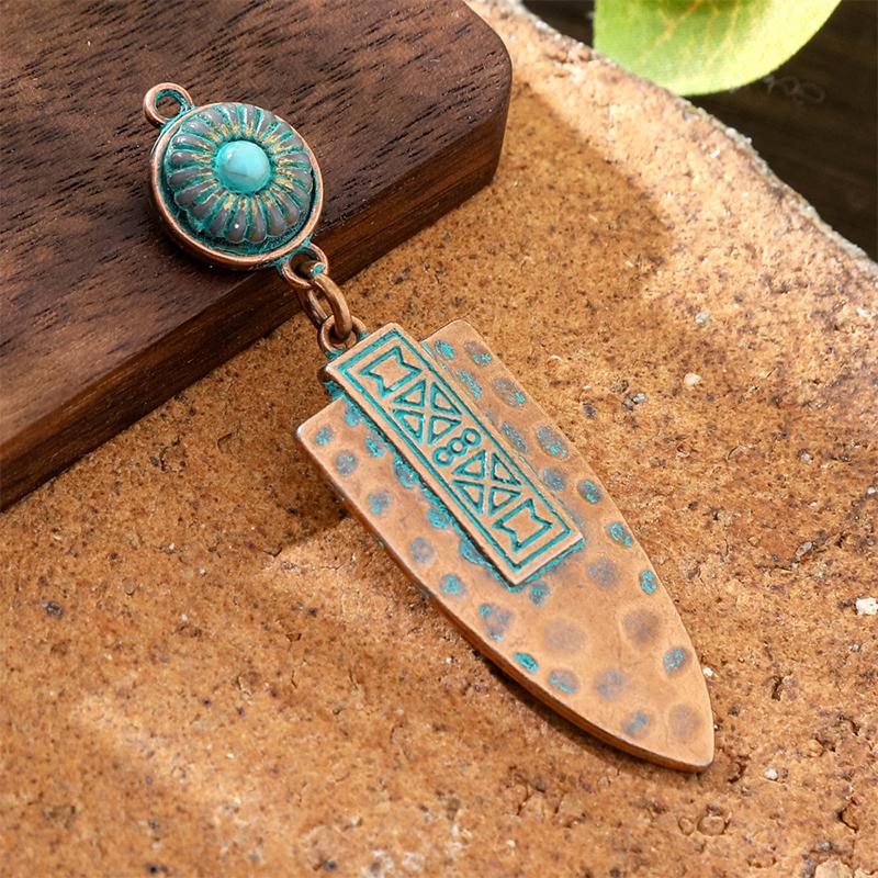 2Pcs Vintage Ethnic Bohemia Pendants For Women Earrings Necklaces Pendants Charms Jewelry Making Diy Jewelry Accessories