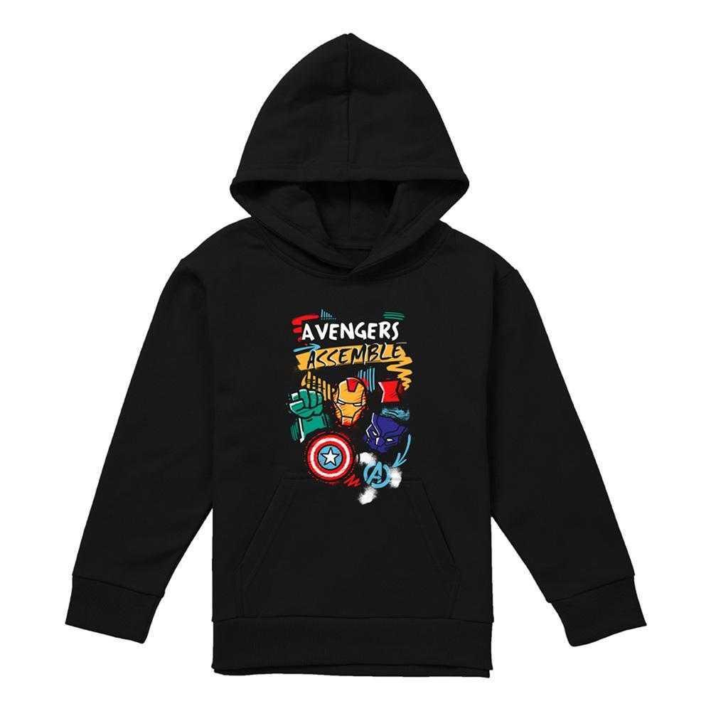 Avengers Assemble Childrens/Kids Superhero Trio Pullover Hoodie