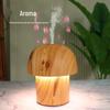 2026 Portable Mini Mushroom Lamp Humidifier: Aromatherapy Essential Oil Diffuser for Bedroom Desktop