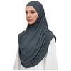Soft Fabric Pullover Hijab Full Coverage Women Hijab Scarf New Instant Turbans  Daily Wear