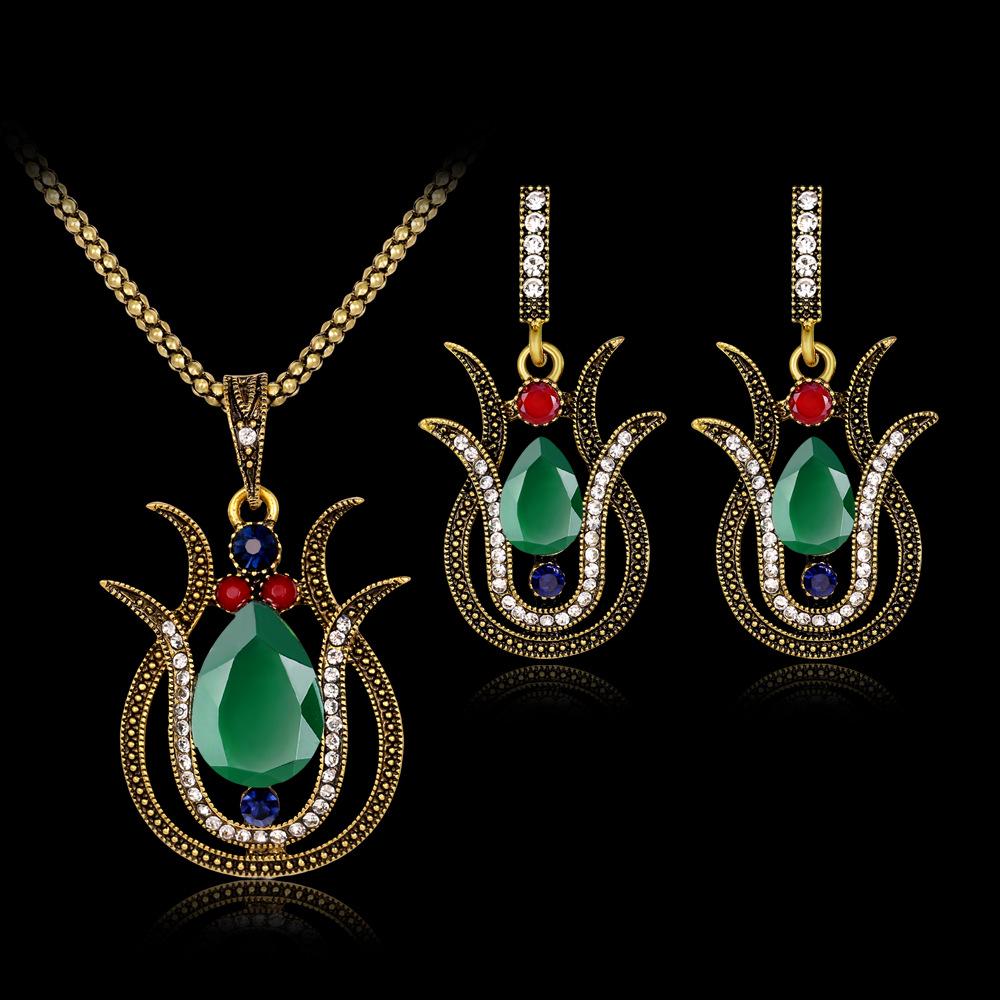 Women Necklace Earring Jewelry Bijouterie Sets B0910534 ARI
