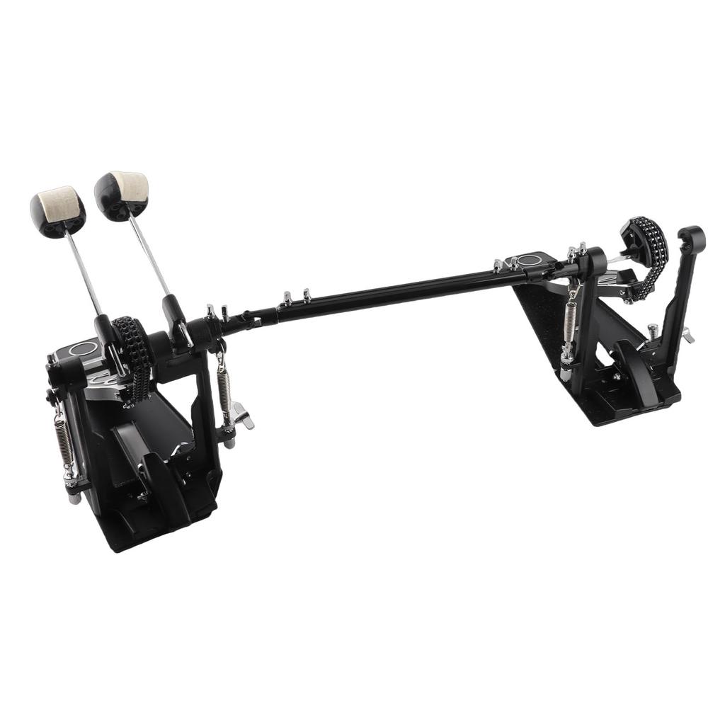 xuuyuu Double Drum Pedal Powerful Operation with Stable Operation Zinc Aluminum Professional Drum Foot Provides Stable Operation for Rapid Rotation of