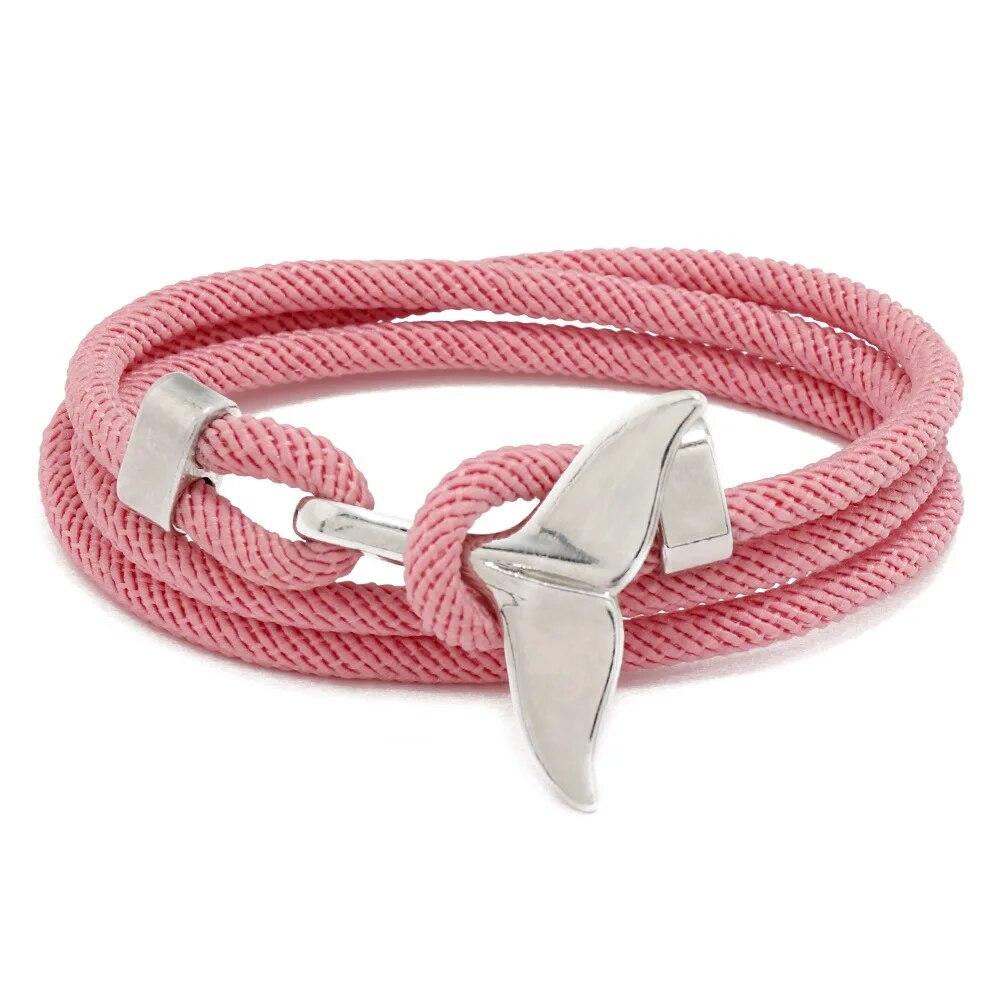 

Якірний браслет із серії Ocean Парний браслет із китовим хвостом Міланська лінія Браслет з плетеної мотузки Браслет для чоловіків і жінок Студентський браслет CHINA