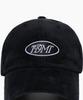 TTUDEMENT Corduroy Logo Ballcap Navy